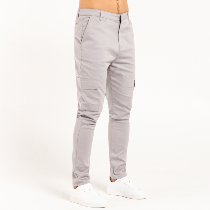 Felipe Cargo Pants - Light Grey