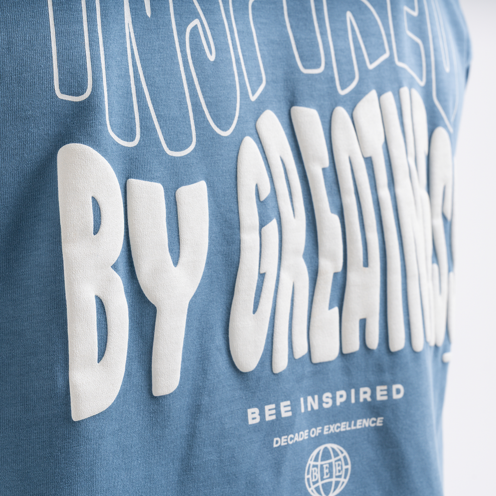 Aguirre T-Shirt - Dusky Blue/White