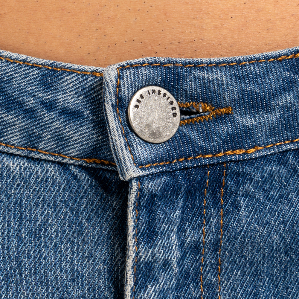 Ralston Relaxed Fit Jeans - Mid Blue