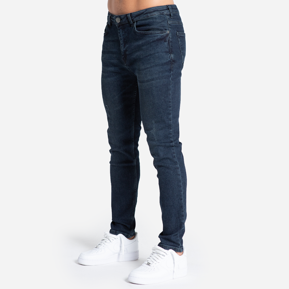 Aguero Relaxed Fit Jeans - Dark Blue
