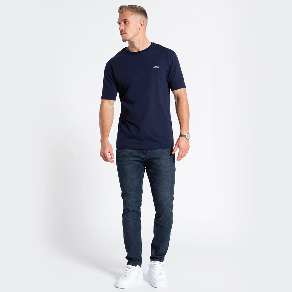 Aguero Relaxed Fit Jeans - Dark Blue