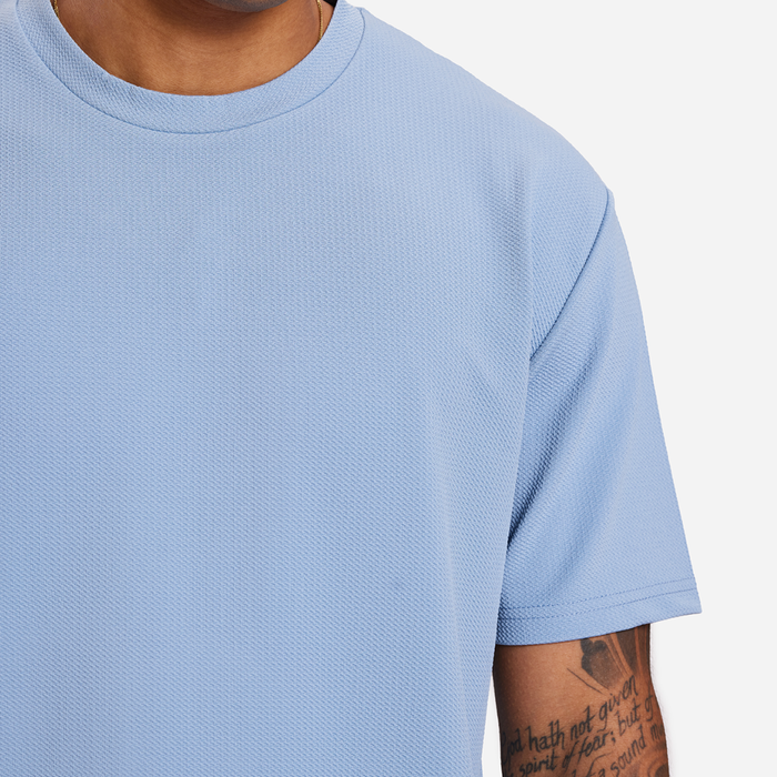 Leno T-Shirt - Ice Blue