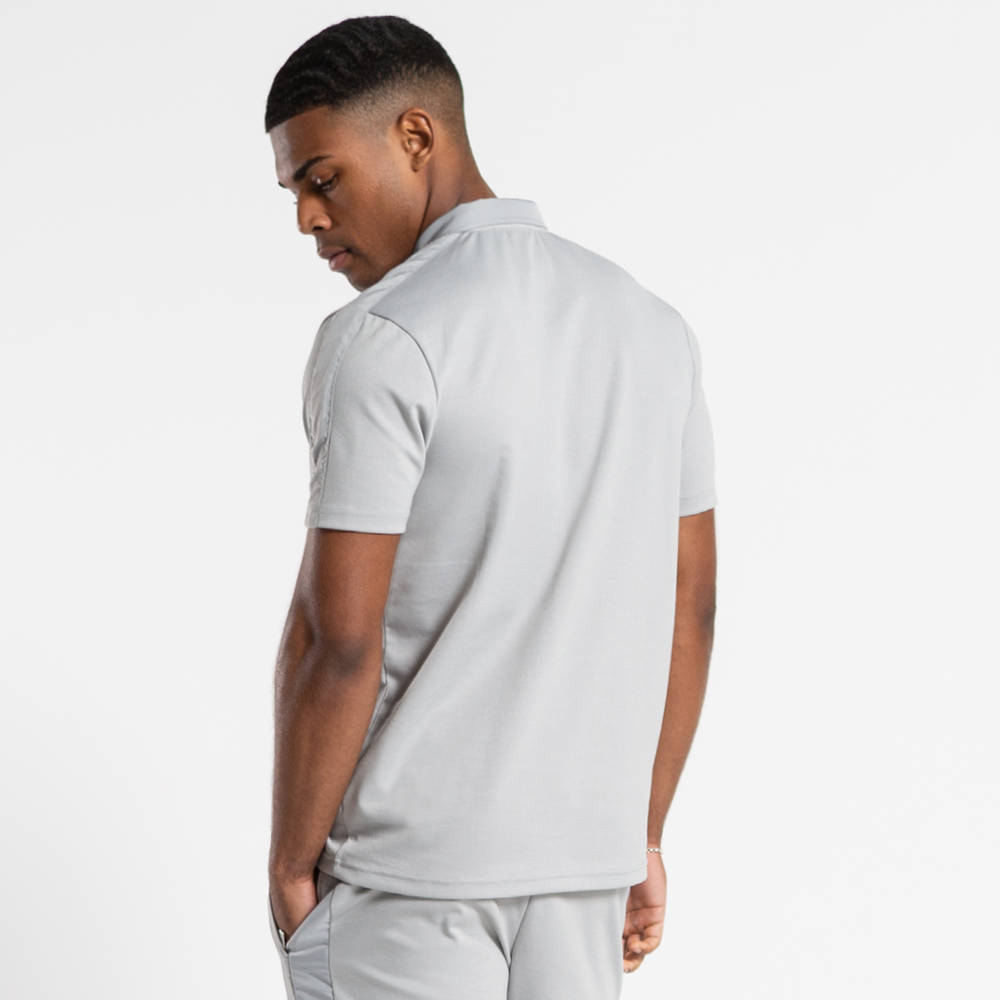 Clyne Polo Shirt - Light Grey