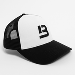 B Trucker Cap - White/Black
