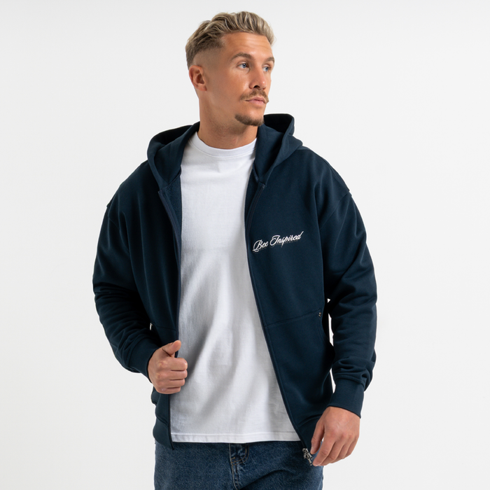 Endo Zip Hoodie - Mørk Navy