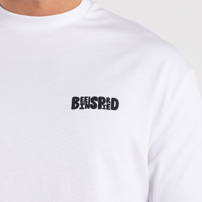 Aguirre Langærmet T-shirt - Hvid/Aqua