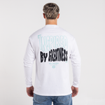 Aguirre Langærmet T-shirt - Hvid/Aqua