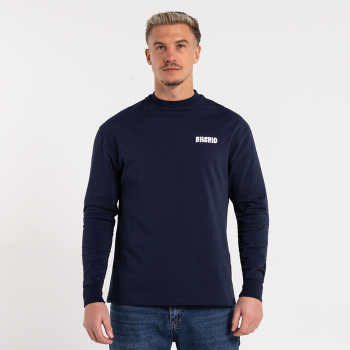 Aguirre langærmet T-shirt - Navy