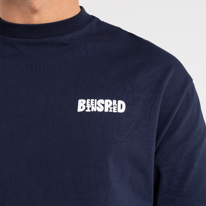 Aguirre langærmet T-shirt - Navy