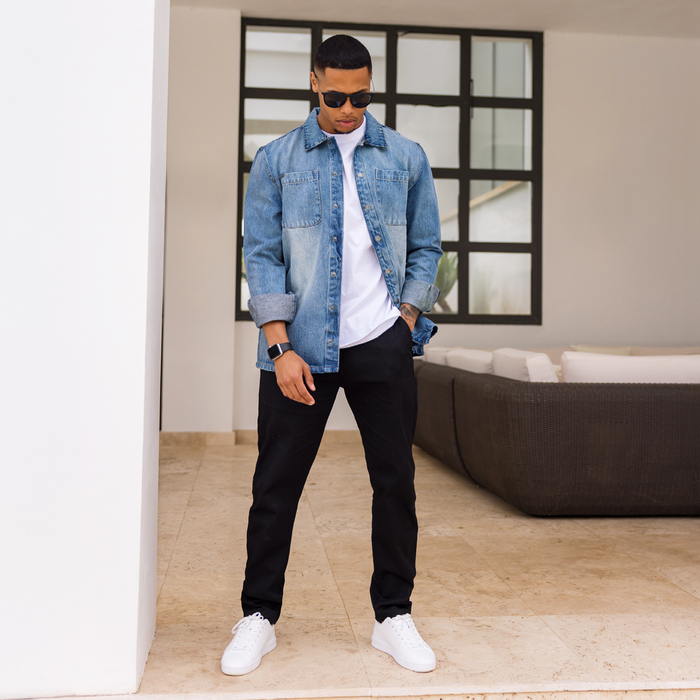 Devine Overshirt - Midtblå