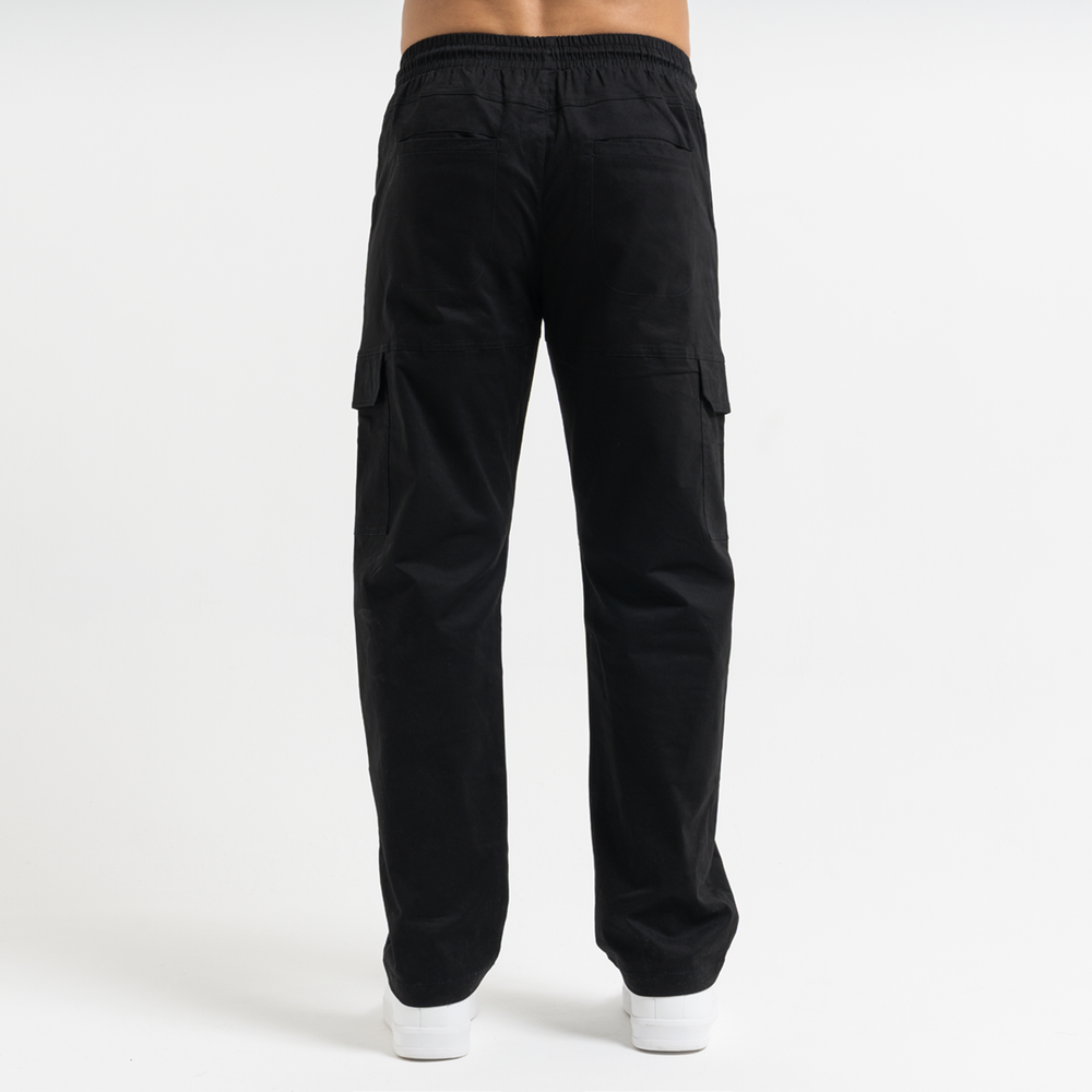 Rivero Relaxed Cargo Pants - Sort