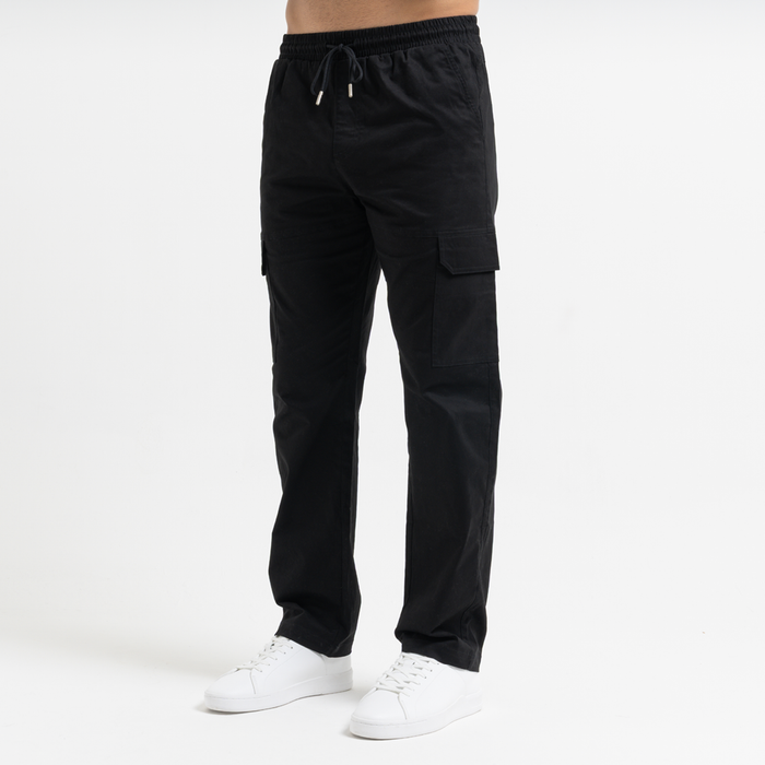 Rivero Relaxed Cargo Pants - Sort