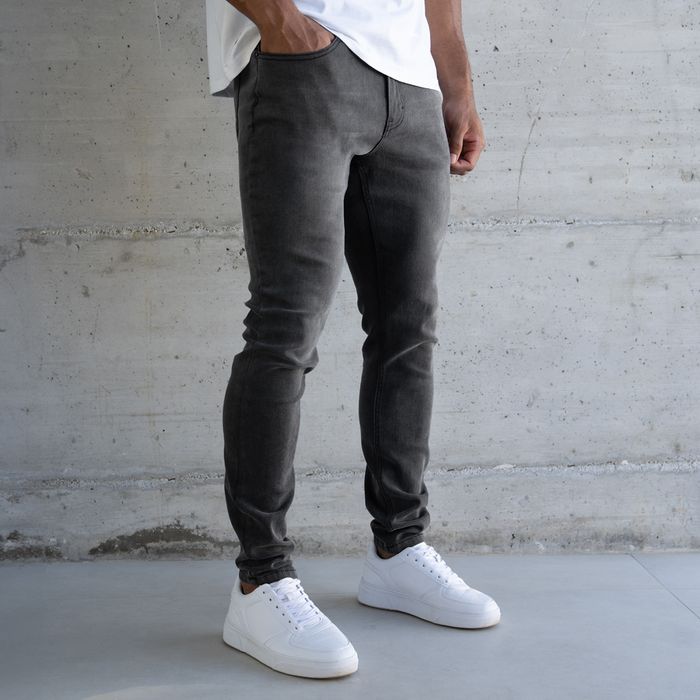 Serrano Slim Fit Jeans - vasket sort