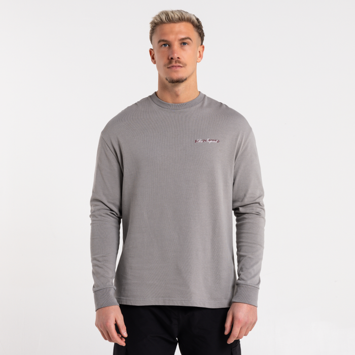 Stach Langærmet T-shirt - Grå