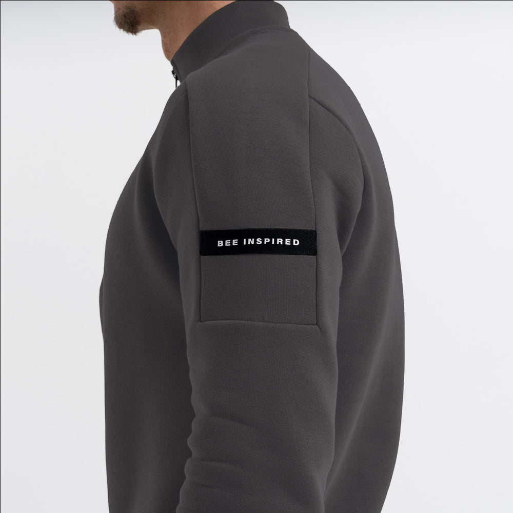 Klose 1/4 Zip - Holzkohle