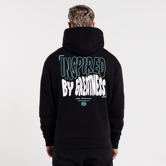 Aguirre Hoodie - Schwarz/Aqua