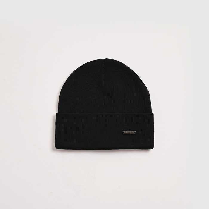 Minimal Beanie - Schwarz