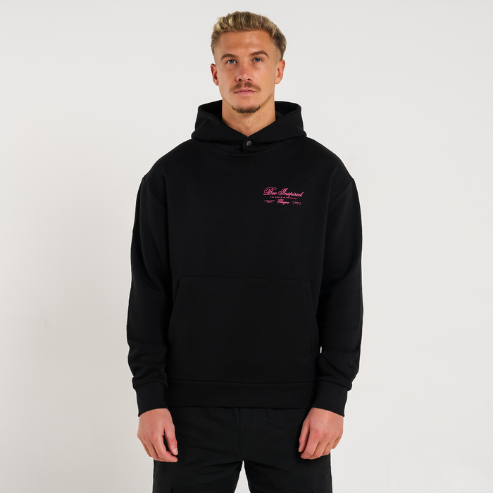 Olise Hoodie - Schwarz/Rosa