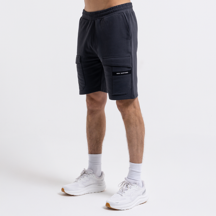 Hanley Cargo Short - Holzkohle