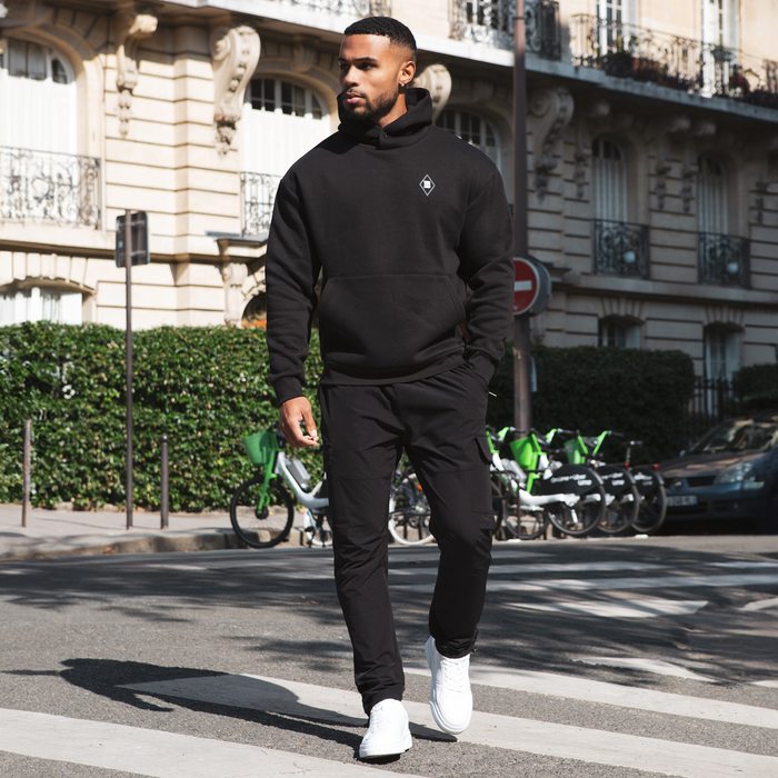 Sudadera con capucha Courtet - Negra