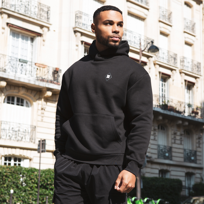 Sudadera con capucha Courtet - Negra