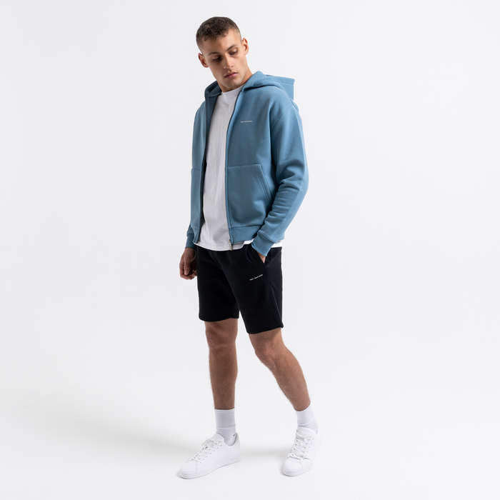 Sudadera con capucha Diallo con cremallera - Azul oscuro