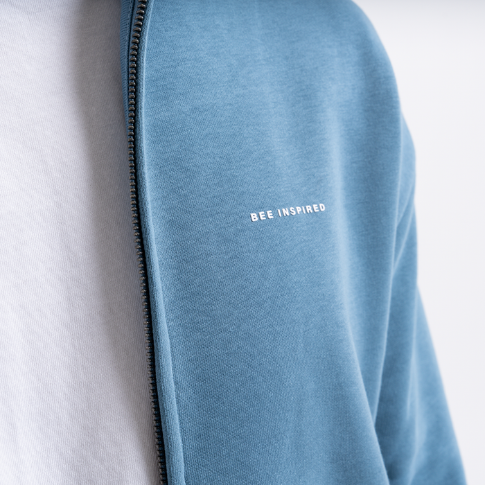 Sudadera con capucha Diallo con cremallera - Azul oscuro