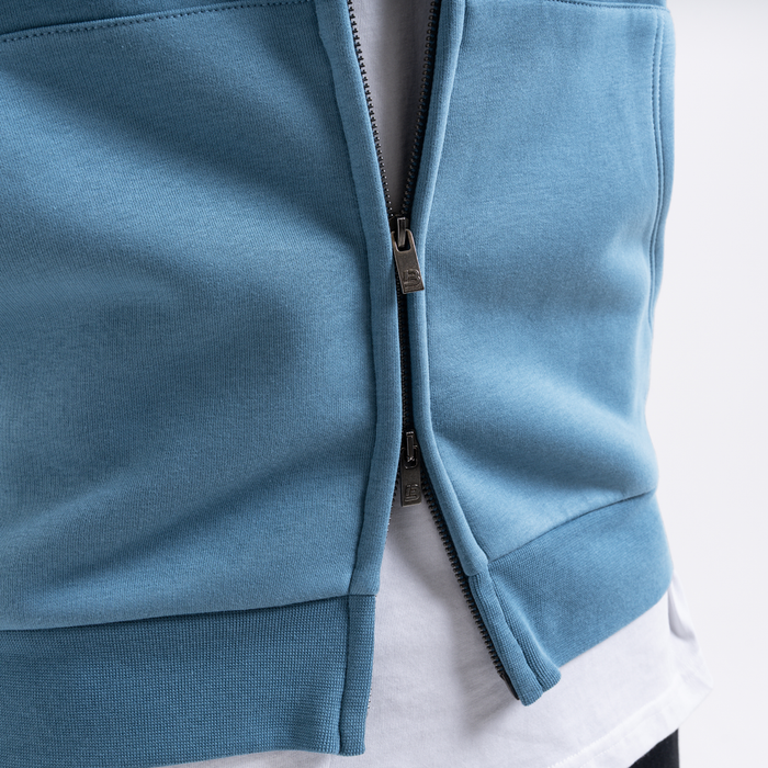 Sudadera con capucha Diallo con cremallera - Azul oscuro