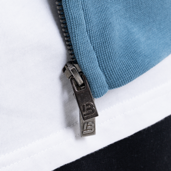 Sudadera con capucha Diallo con cremallera - Azul oscuro