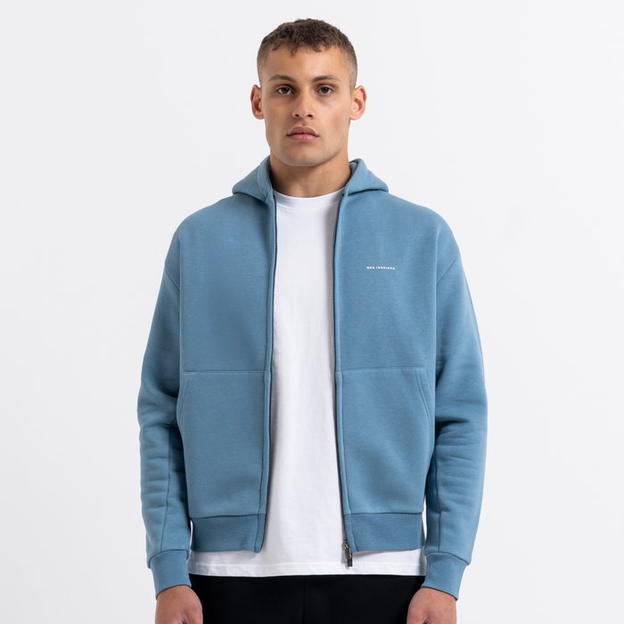 Sudadera con capucha Diallo con cremallera - Azul oscuro