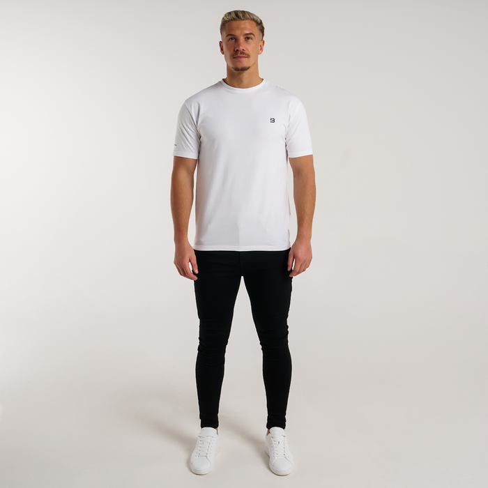 Luca Skinny Stretch Jeans - Firma Negro Azabache
