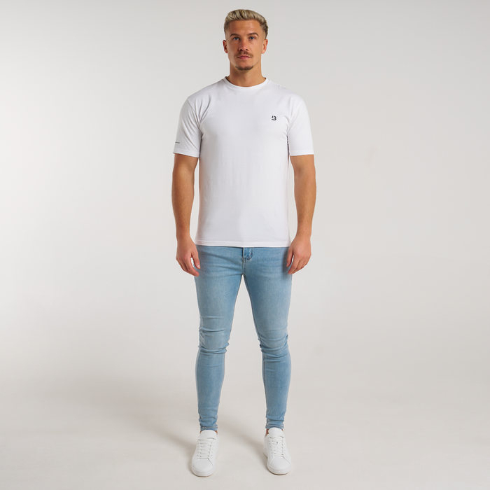 Luca Skinny Stretch - Firma Azul claro