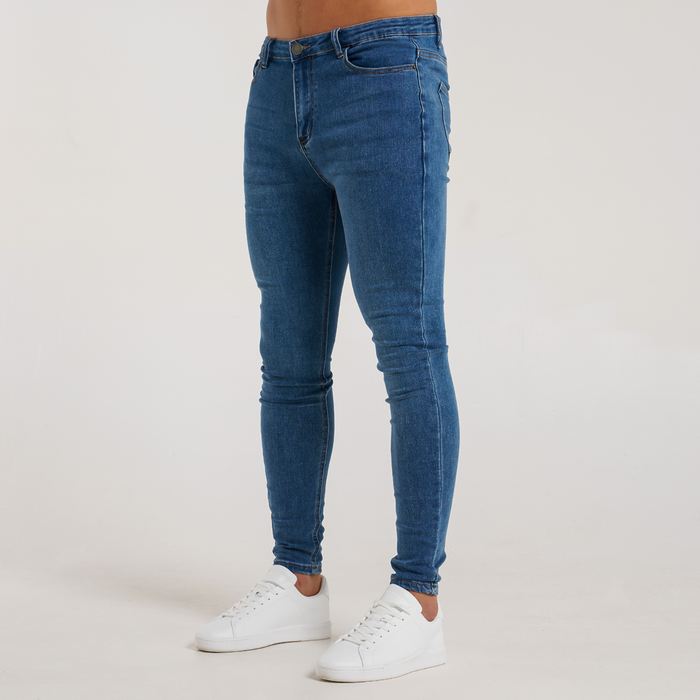 Luca Skinny Stretch - Firma Azul Oscuro