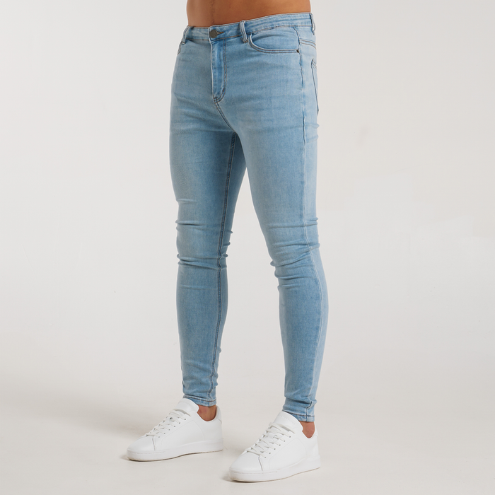 Luca Skinny Stretch - Firma Azul claro