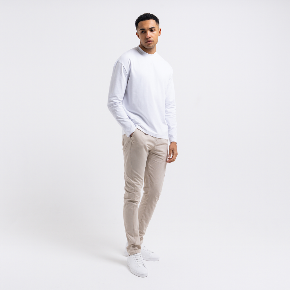Barella T-Shirt à manches longues - Blanc