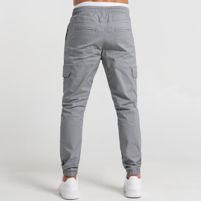 Pantalon cargo Rivero - Gris clair