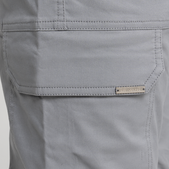 Pantalon cargo Rivero - Gris clair