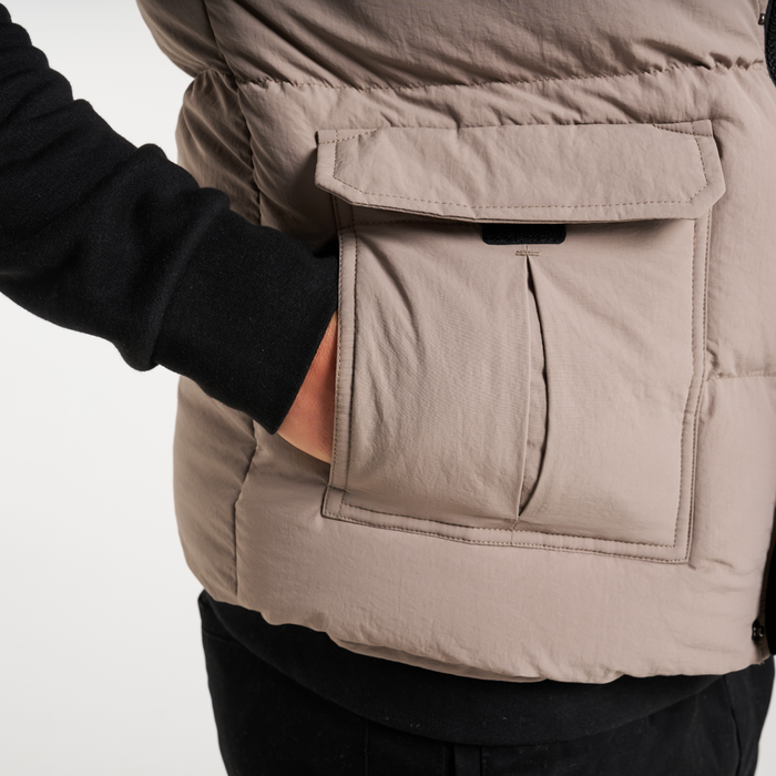 Gilet Aaronson - Taupe