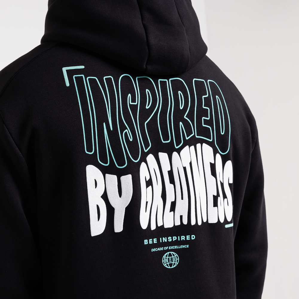 Sweat à capuche Aguirre - Noir/Aqua
