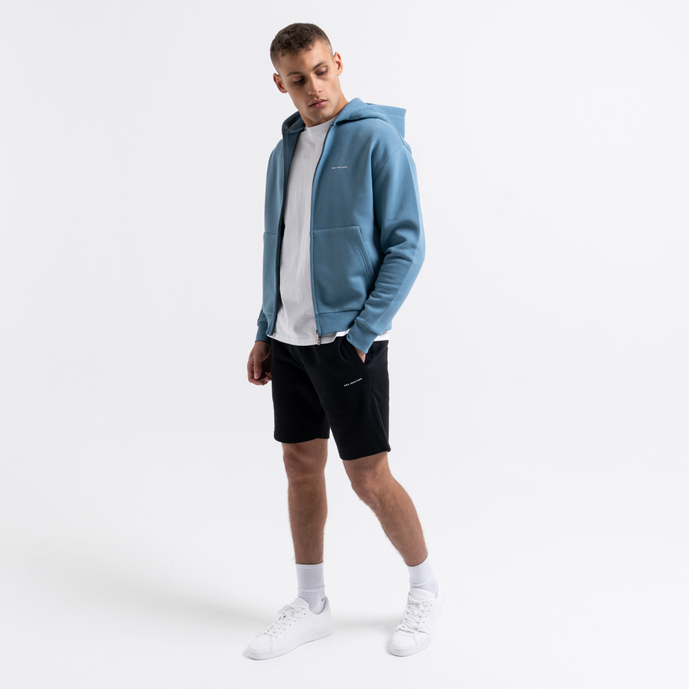Sweat à capuche zippé Diallo - Bleu foncé