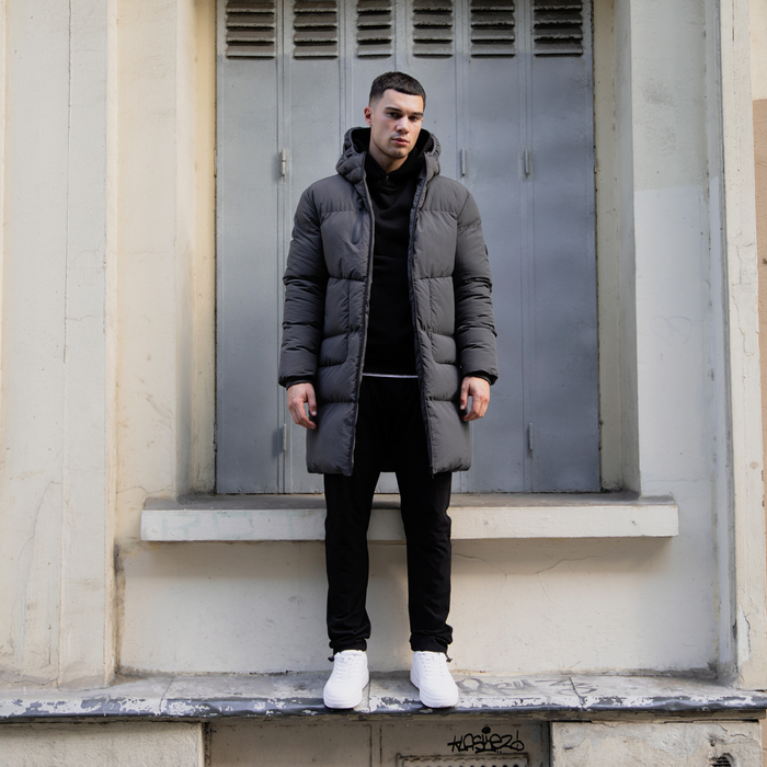 Veste longue Villar - Anthracite
