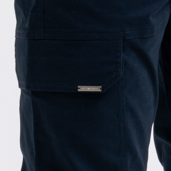 Pantalon cargo Rivero - Bleu marine foncé