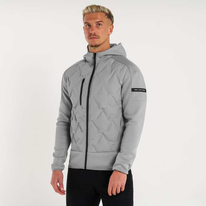 Veste hybride Yoshida - Gris clair