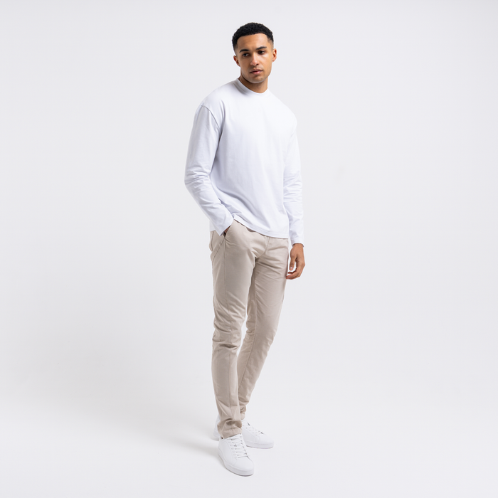 Barella T-shirt met lange mouwen - Wit
