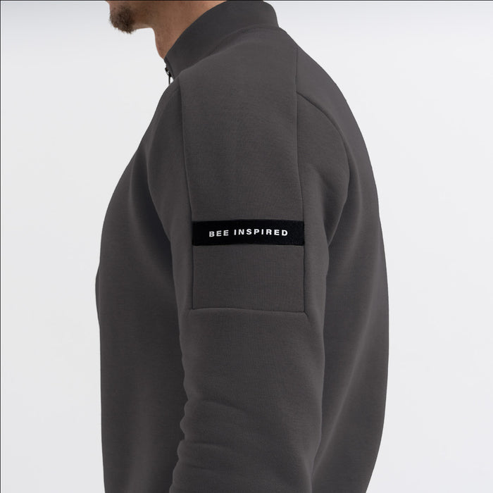 Klose 1/4 Zip - Houtskool