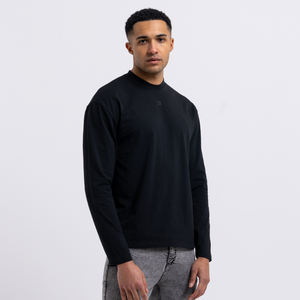 Barella T-shirt met lange mouwen - Zwart