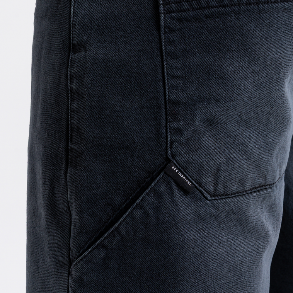 Parkes Relaxed Jean - Zwart gewassen