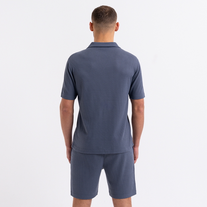 Sommer Shirt - Staalblauw
