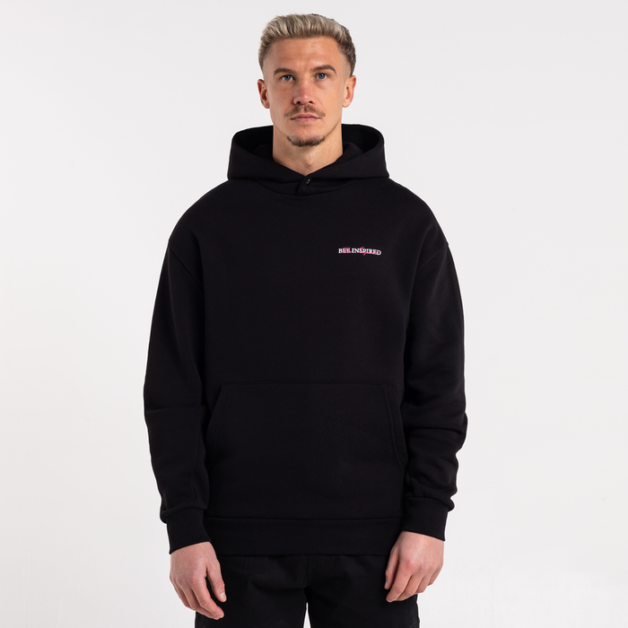 Stach Hoodie - Zwart/Roze
