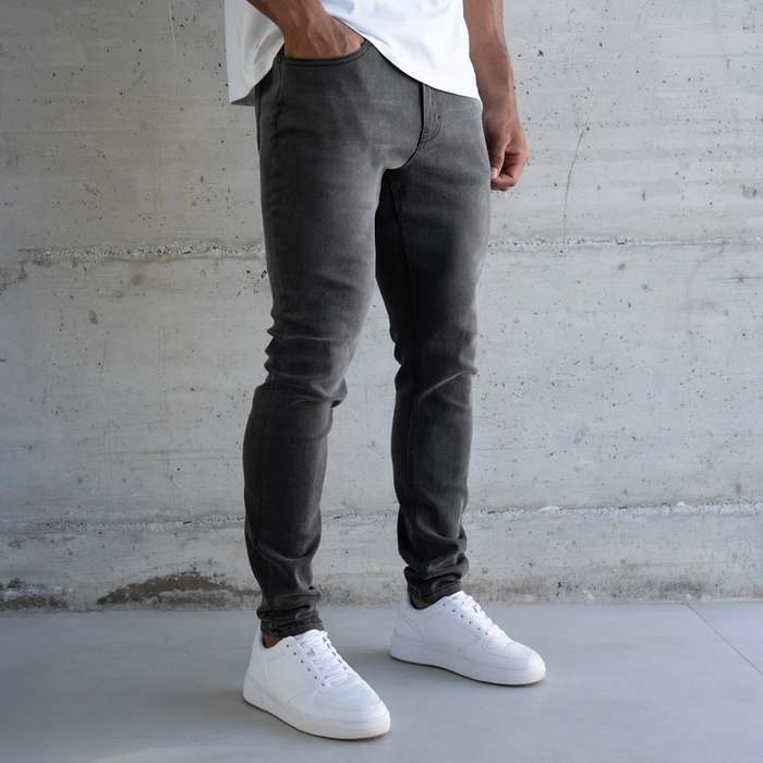Serrano Slim Fit Jeans - Vasket svart